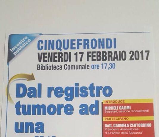 Pd Cinquefrondi: dal registro tumori ad una politica per la salute dei Calabresi