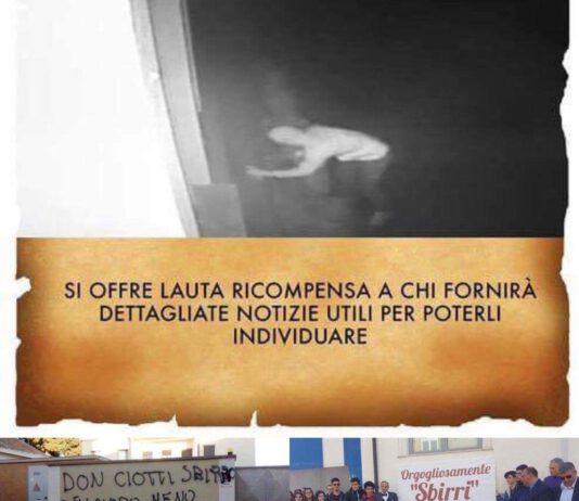 Sindaco Locri pubblica su Fb foto autore scritte contro Don Ciotti e offre ricompensa a chi fornirà notizie