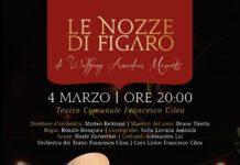Al Teatro Cilea di Reggio Calabria sabato 4 marzo “Le Nozze di Figaro”
