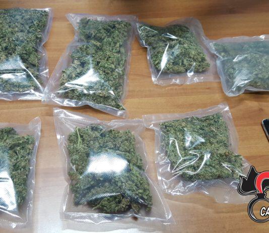Delianuova, 20enne trovato con mezzo kg di marijuana, arrestato