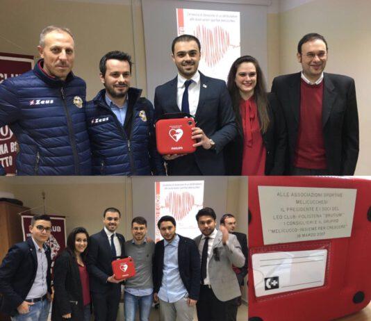 Melicucco, Leo Club Polistena “Brutium” e gruppo “Melicucco – Insieme per crescere” donano defibrillatore