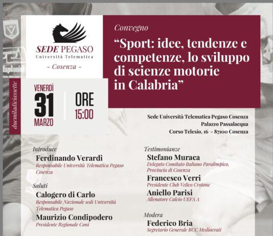 UniPegaso Cosenza e lo Sport: idee, tendenze e competenze Lo Sviluppo di scienze Motorie in Calabria