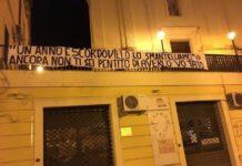 Scordovillo, striscioni di protesta di CasaPound contro l’amministrazione Mascaro