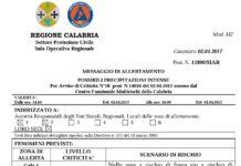 Allerta meteo Calabria