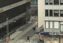 Stoccolma- camion su folla, si parla di feriti e morti