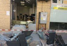 Furto ufficio poste, sradicato bancomat