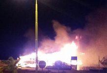 Incendio noto lido balneare, probabile matrice dolosa