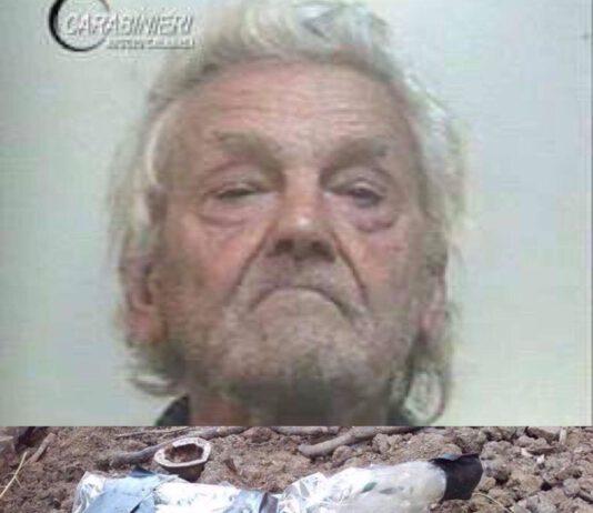 Oppido Mamertina, arrestato 82enne