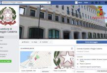 Polizia di Stato: è da oggi attivo il contatto Facebook della Questura di Reggio Calabria