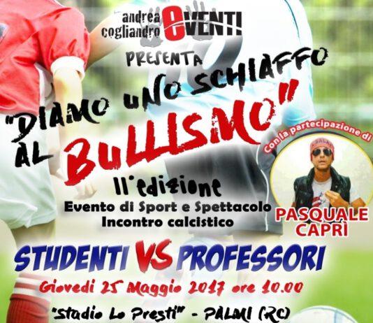 Palmi- “Uno schiaffo al bullismo”- partita studenti vs professori