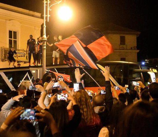 Il Crotone rimane in serie A- festeggiamenti fino all’alba
