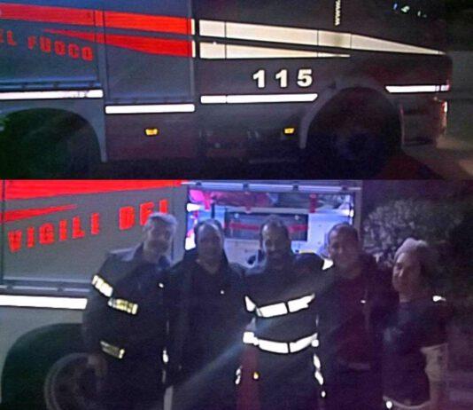 Tragedia sfiorata nella notte, scoppia Tv- vigili del fuoco mettono in salvo donne e 6 gatti