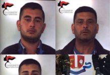 Rizziconi, arrestati padre e figli per detenzione armi e stupefacenti