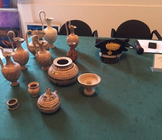 Carabinieri: più di 3000 reperti archeologici recuperati