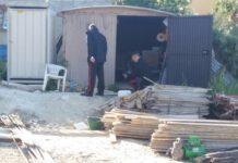 Bottiglia incendiaria con proiettili davanti cantiere, intimidazione