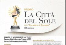 Sabato a Locri XX° Edizione del Premio la Città del Sole