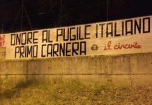Boxe, l’omaggio di CasaPound al “pugile italiano” Primo Carnera: striscioni in cento città
