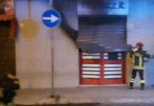 Incendiato centro scommesse