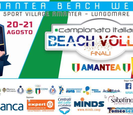 Amantea capitale del beach volley italiano giovanile anche nel 2017