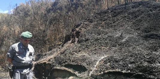 Sequestrata ex discarica incendiata