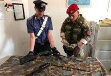 Rinvenute armi e munizioni occultate dalla vegetazione