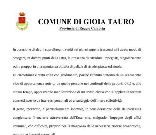 Gioia Tauro: I cittadini puliscono, gli amministratori ringraziano!