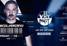 Sunset beach club e Gioja’s presentano evento WHY NOT- venerdì 28 luglio