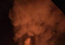 Spaventoso incendio nella notte tendopoli San Ferdinando