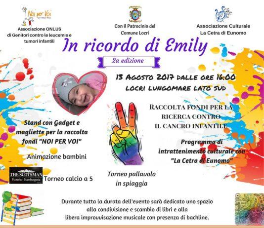 “In Ricordo di Emily”, Domenica la Seconda Edizione