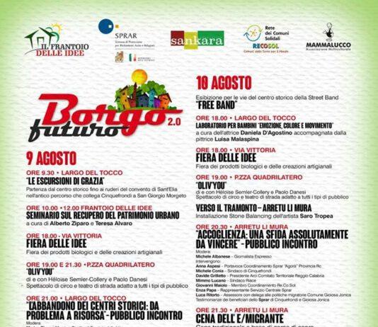 Cinquefrondi, presentato Borgo Futuro