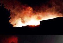 Gioia Tauro- Incendio quartiere Ciambra