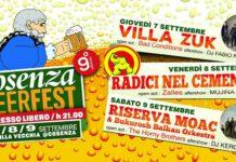 “Cosenza Beer Fest”, dal 7 settembre al via la nona edizione della festa della birra