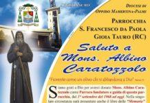 Gioia Tauro, celebrazioni per il saluto a Mons. Albino Caratozzolo