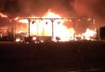 Chiosco in fiamme nella notte- probabile matrice dolosa