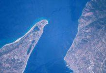 Le spettacolari immagini dello Stretto visto dallo Spazio