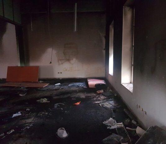 Incendiato centro disabili a Reggio Calabria