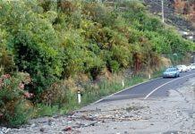 Maltempo- Frana in autostrada e su Ss18- rallentamenti