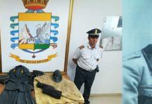 La famiglia dell’eroe rosarnese Sorrentino dona la divisa alla Guardia di Finanza