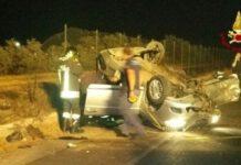 Grave incidente, automobilista estratto dalle lamiere inzuppato di gasolio