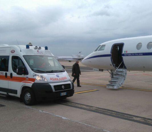 Aerounatica Militare trasporta ragazza in pericolo di vita da Lamezia a Brescia