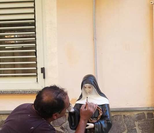 Rosarno- Domenica 22 posizionamento statua Santa Rita