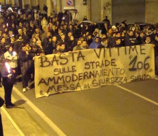 L’Associazione “Basta Vittime Sulla Strada Statale 106” segna il record di iscrizioni nell’alto jonio