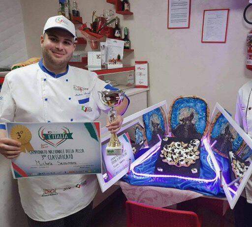 Campionato nazionale di pizza, terzo posto per il melicucchese Michele Seminara