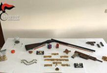 Arrestato 46enne per detenzione abusiva armi e ricettazione