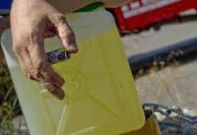 Intimidazione a negozio- lasciata tanica benzina, e biglietto con scritto “Paga”