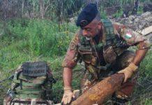 Trovata granata da 55 kg inesplosa a Palmi