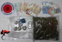 Un arresto per detenzione di marijuana ai fini di spaccio