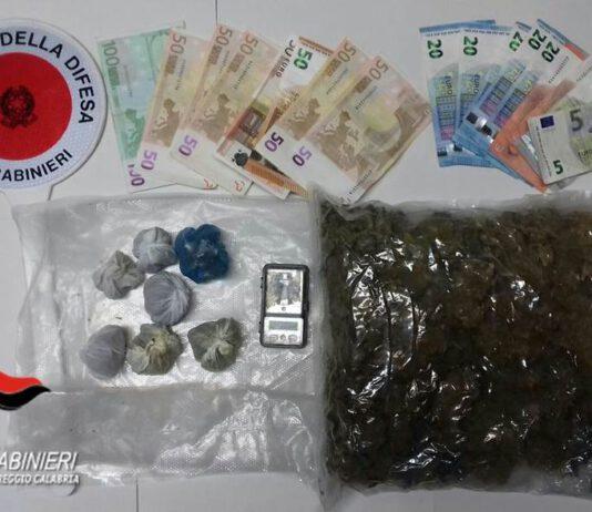 Un arresto per detenzione di marijuana ai fini di spaccio