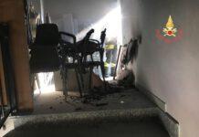 Incendio in Istituto tecnico professionale