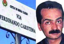 “Ucciso dalla Ndrangheta perché gay”, a Gioia Tauro intitolata via a Ferdinando Caristena